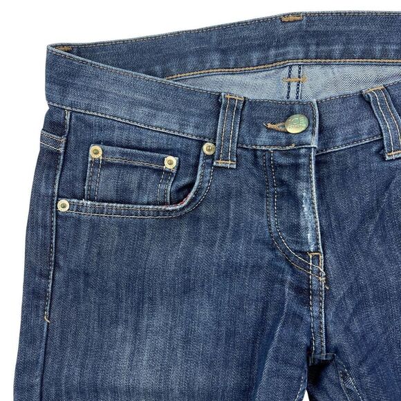 Vintage Ice Iceberg Women Denim Skinny Blue Jeans Straight Leg Pants US 27 - Picture 4 of 10
